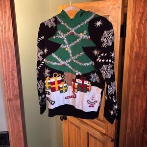 You Look Ugly Today Ugly Christmas Hooded Sweater